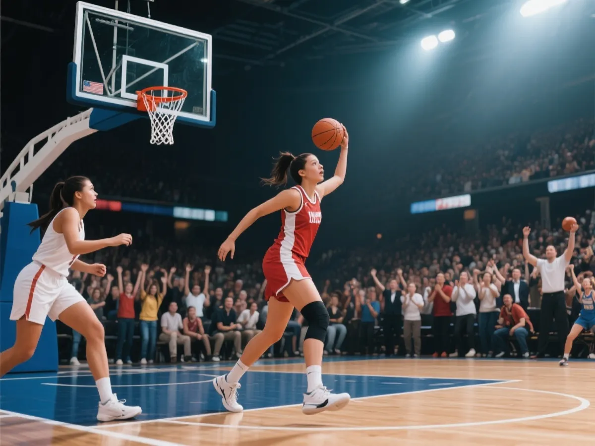 女篮比赛热血瞬间