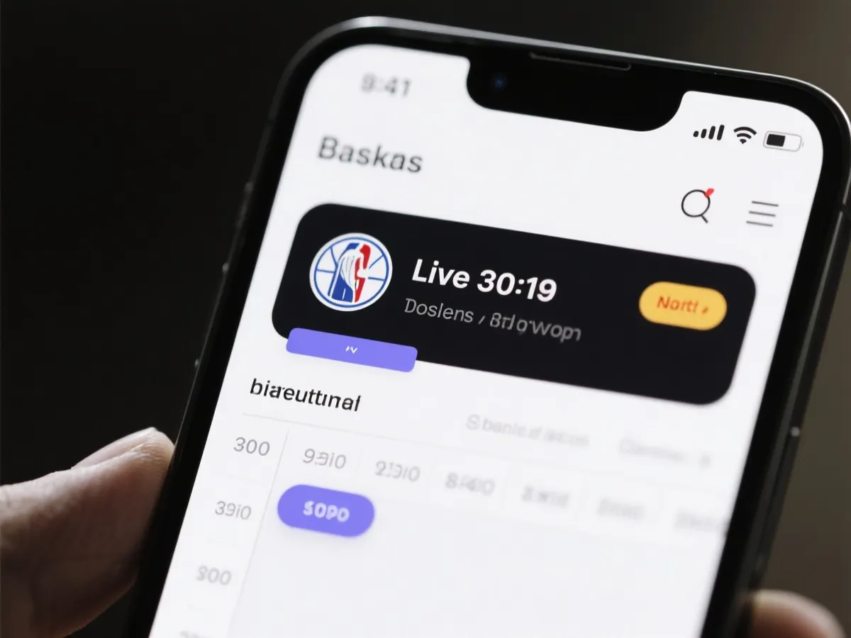 实时比分与赛事订阅示意